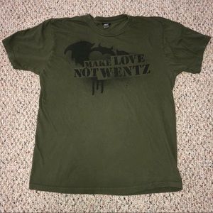 Make Love Not Wentz Clandestine Industries tee